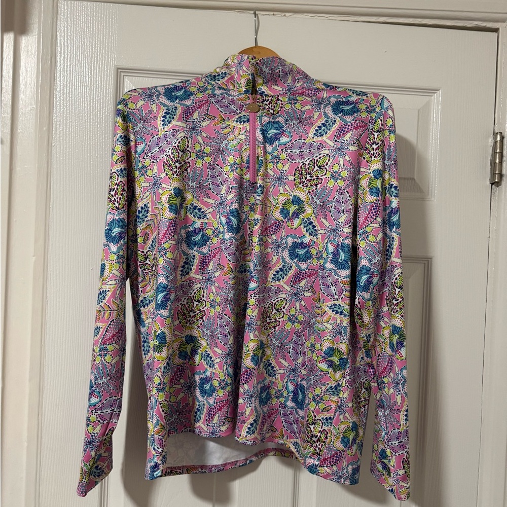 Floral Multicolor Women's Active Top